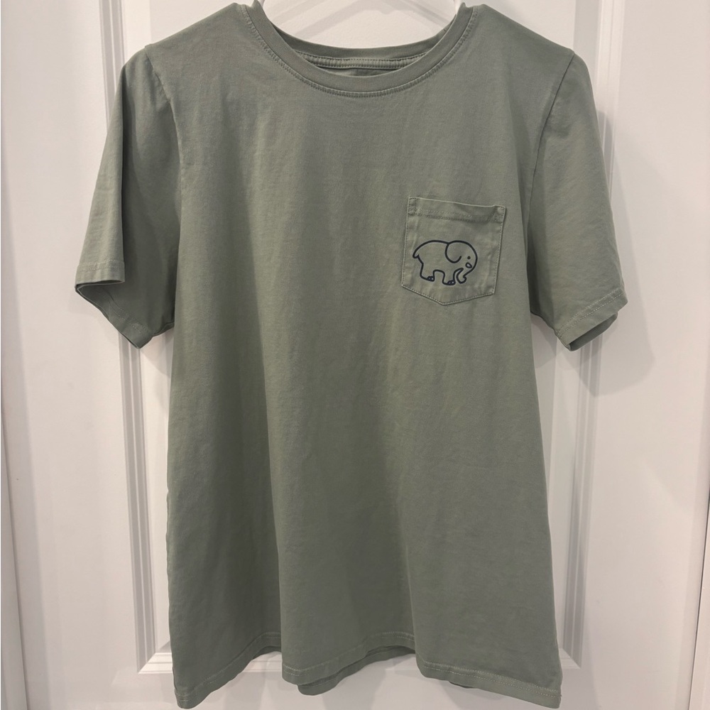 Ivory Ella Sage T-Shirt with Elephant Logo